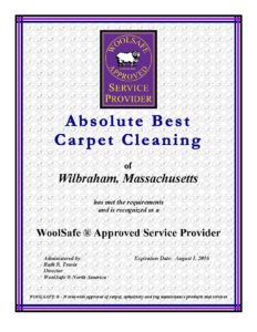 Gray and Purple Best Carpet Cleaning Award